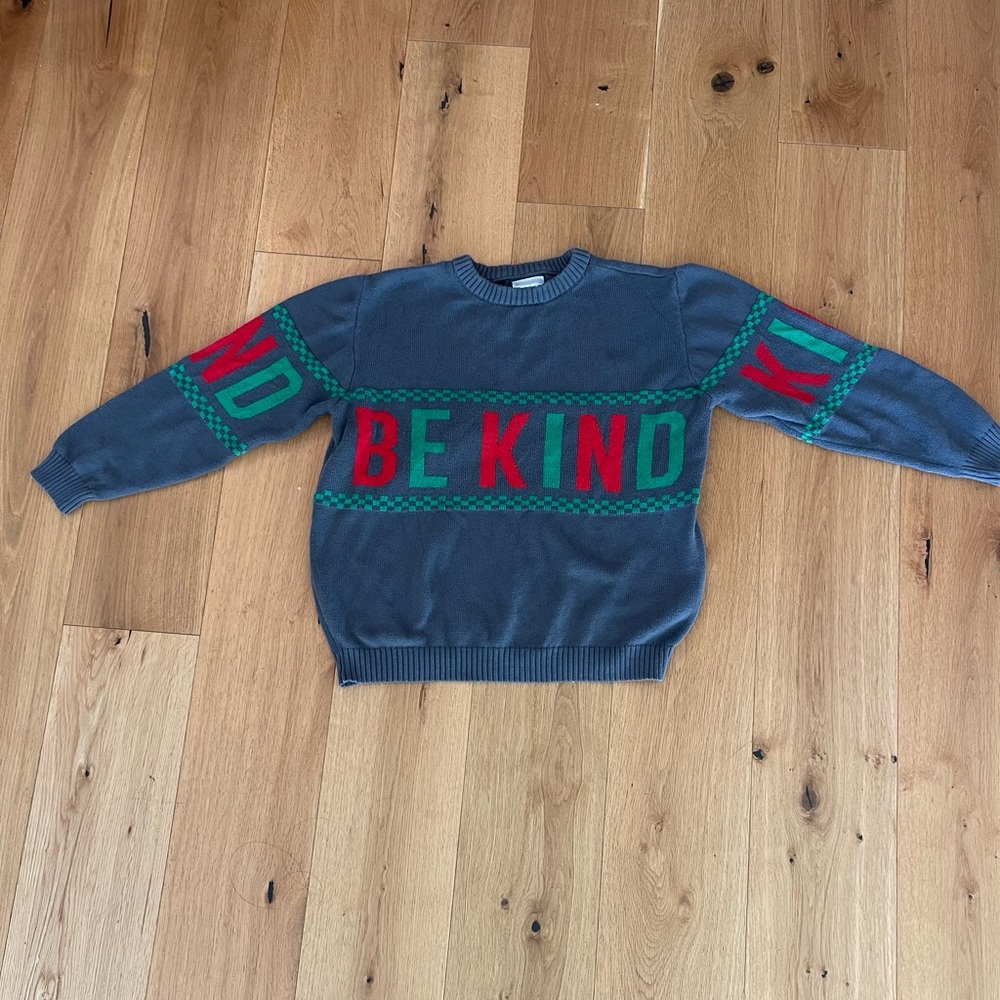 “BE KIND” ugly Xmas sweater - fits like a large